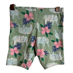 Carters Jade Elephant hibiscus Shorts size 12